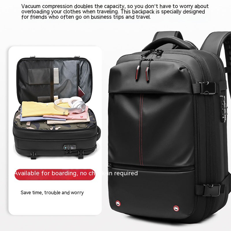 Organza Travel® Vacuum Compression Travel Backpack | Multifunction Travel Backpack - Large Capacity Laptop & Storage Bag for Travel