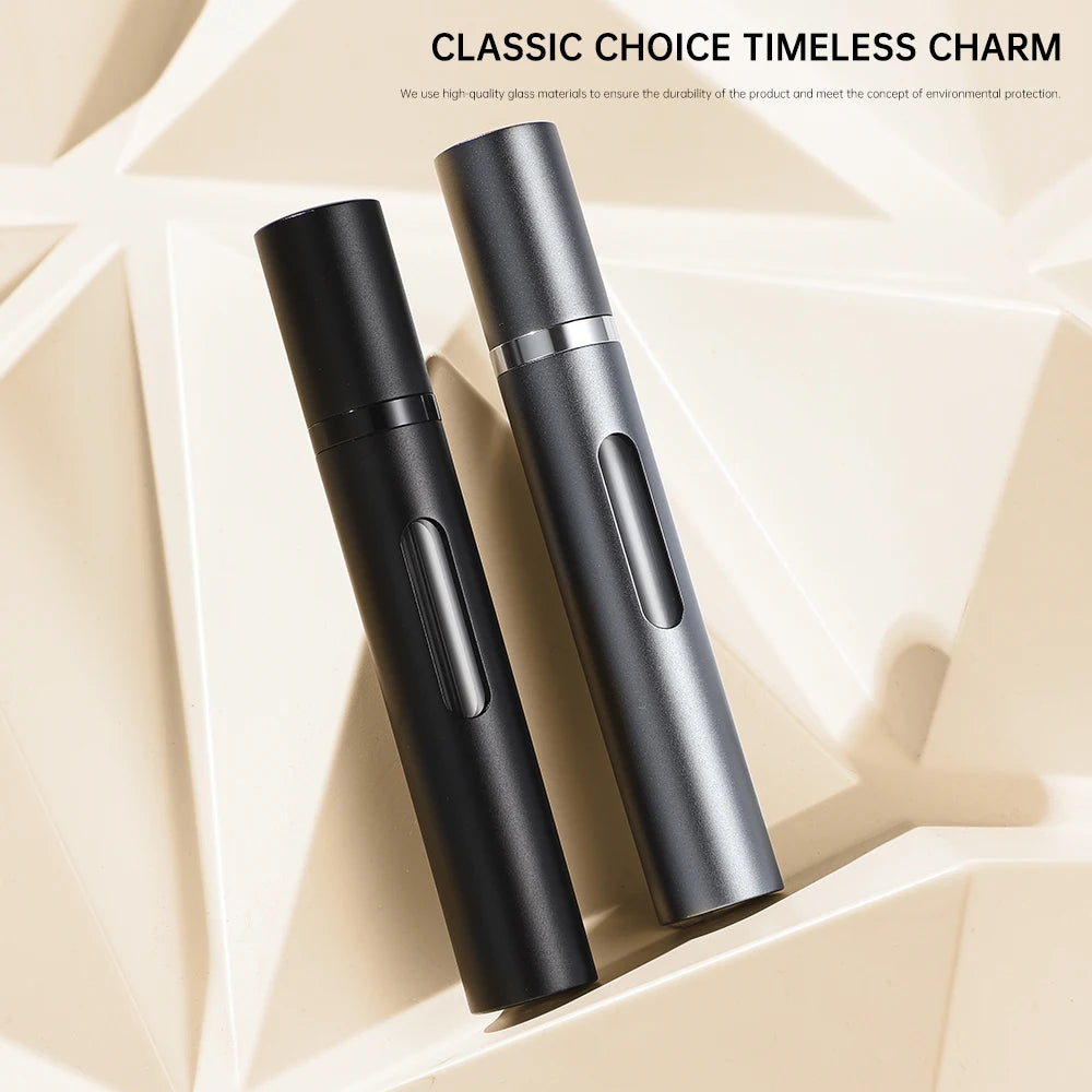 Organza Travel® Flacon de parfum rechargeable de voyage | Atomiseur de poche anti-fuite – 5 ml à 10 ml (lot de 2 ou 3)