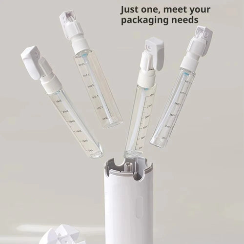 4-in-1 Travel Dispenser Bottle by Organza Travel® | Leak-Proof Refillable Toiletry Containers – Compact & TSA Friendly (4x30ml)