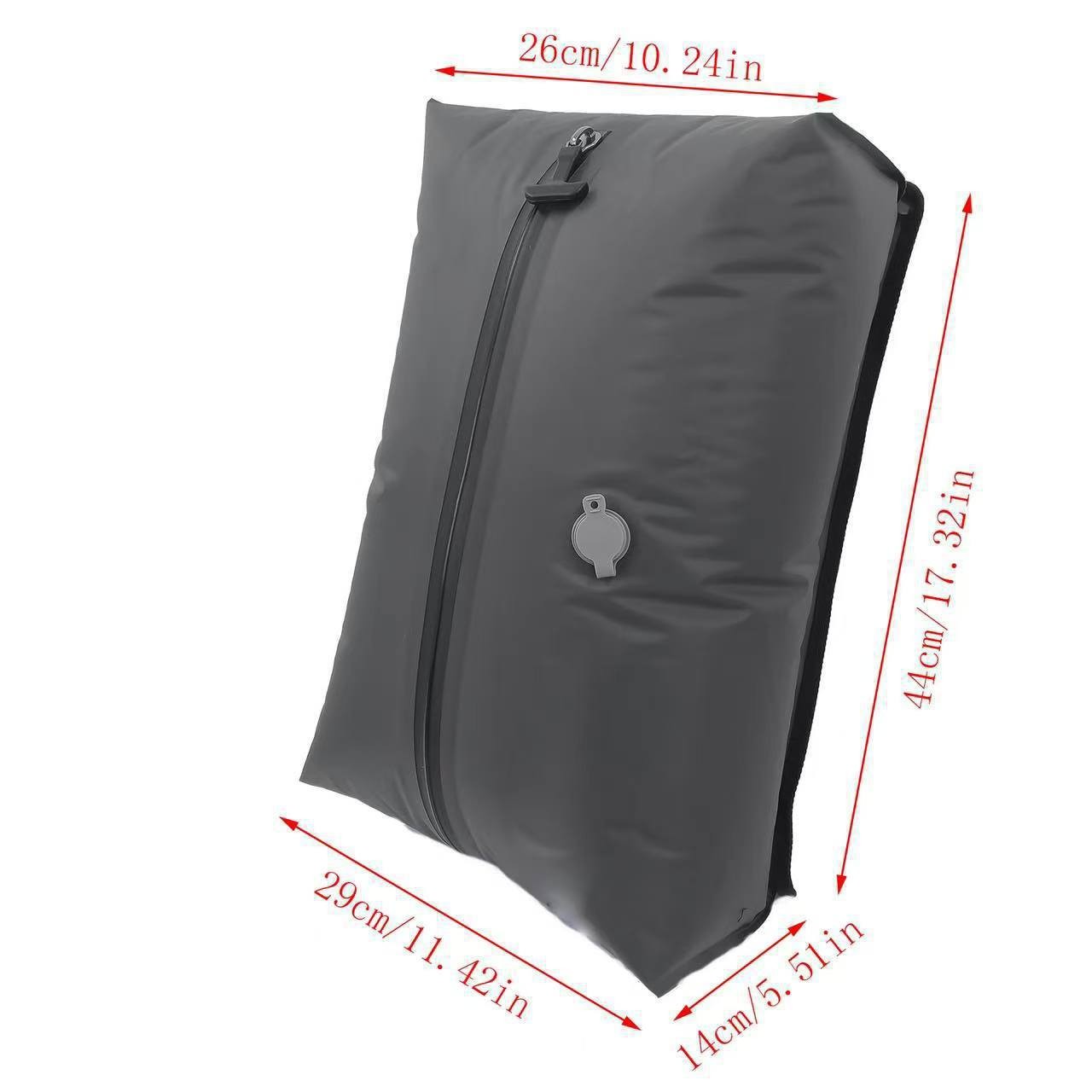 Organza Travel® 17L Vacuum Compression Bag with Air Pump | Reusable Travel Storage Bag for Clothes