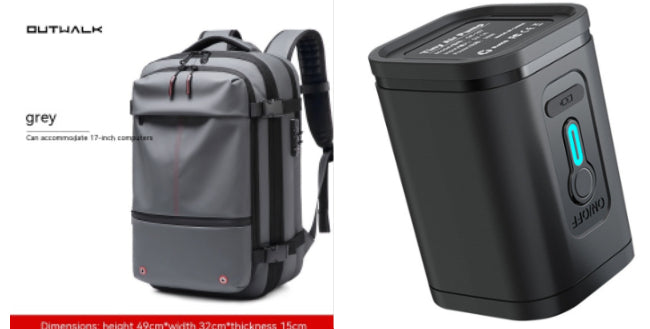 Organza Travel® Vacuum Compression Travel Backpack | Multifunction Travel Backpack - Large Capacity Laptop & Storage Bag for Travel